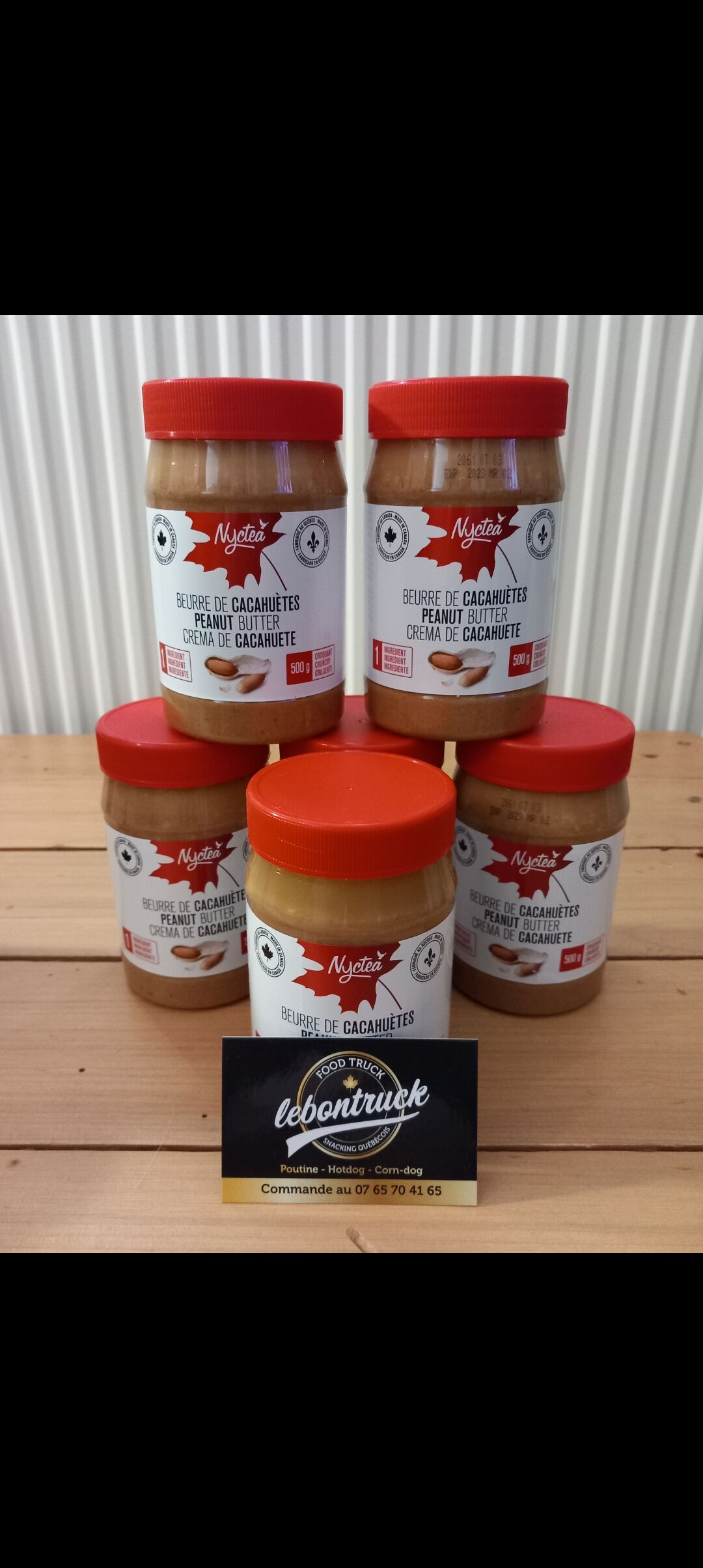 Beurre de cacahuètes croquant