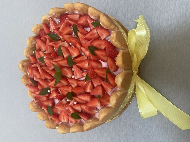 charlotte au fraise 