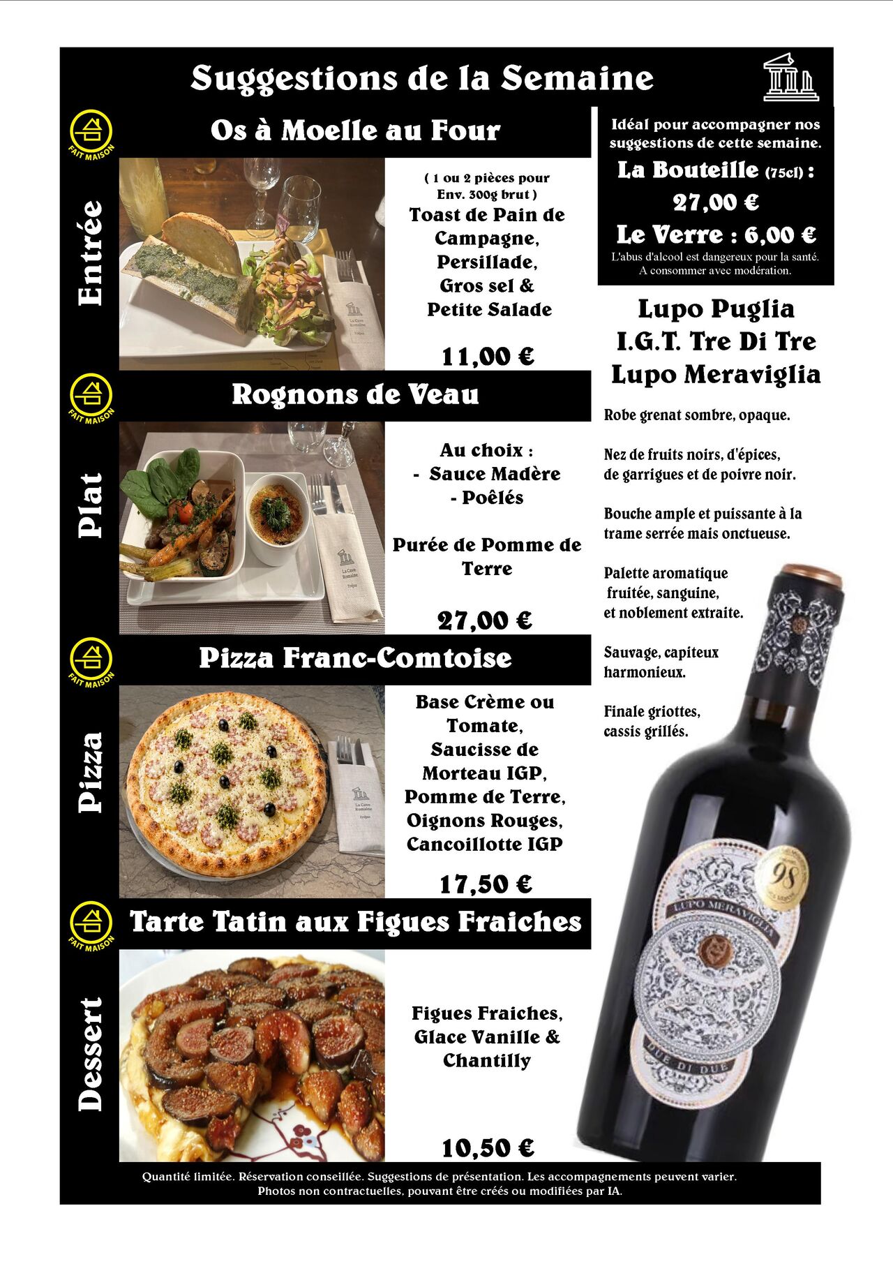 Suggestions de la Semaine
