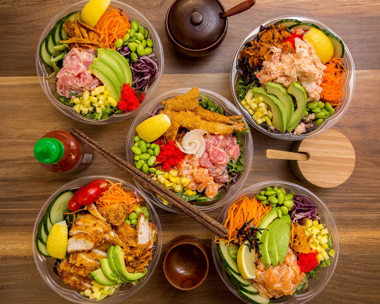 Grand choix de salades