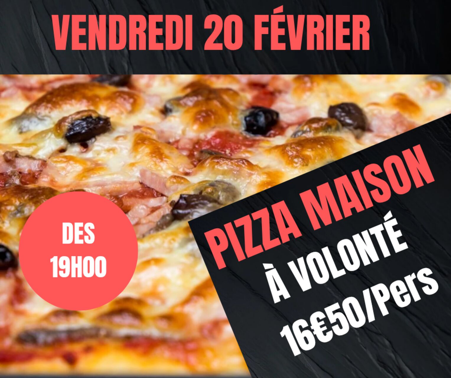 PIZZA A VOLONTÉ