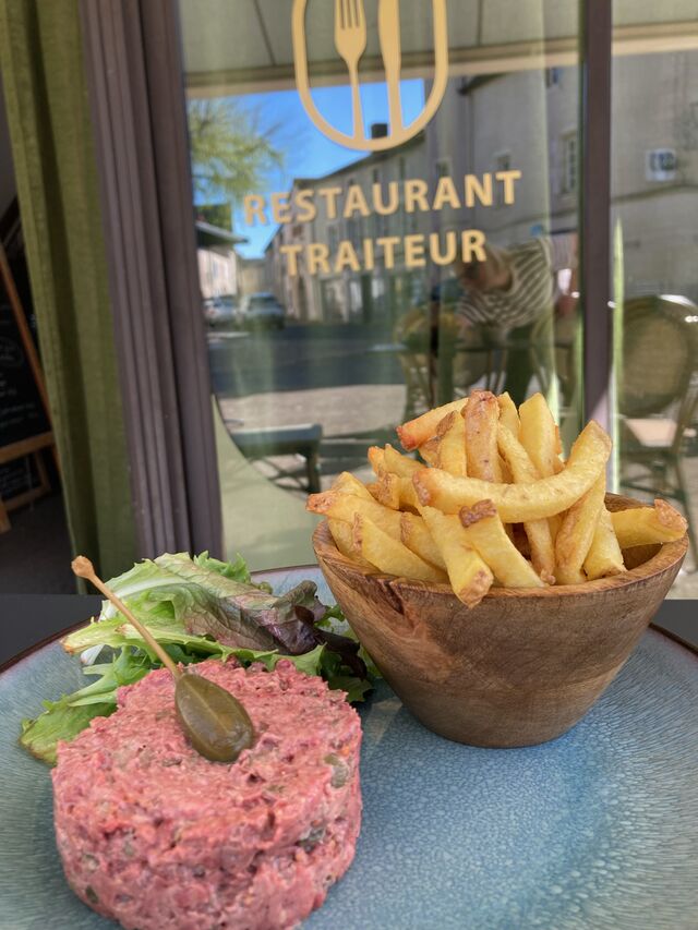 Tartare de bœuf, moulu et préparé à la minute