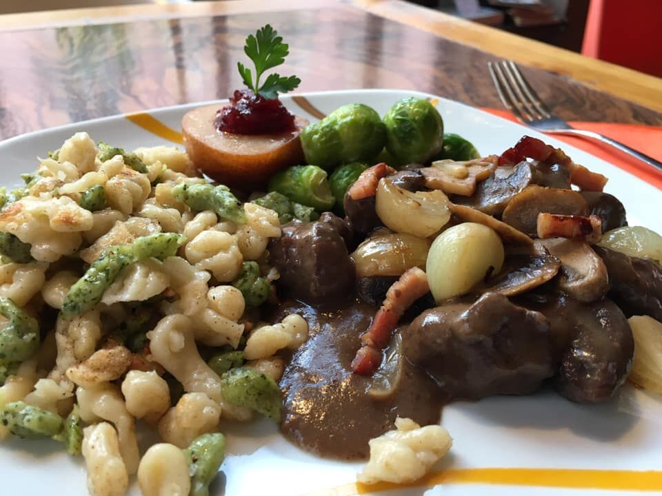 Venission Stew with Spätzli