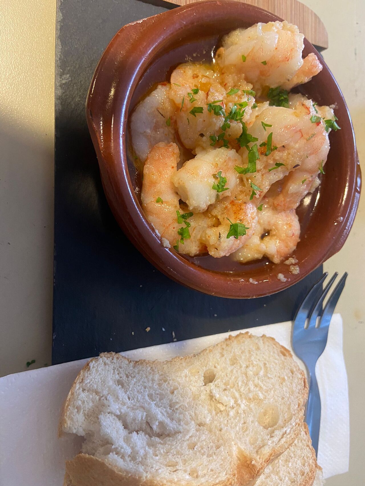 Gambas al ajillo 