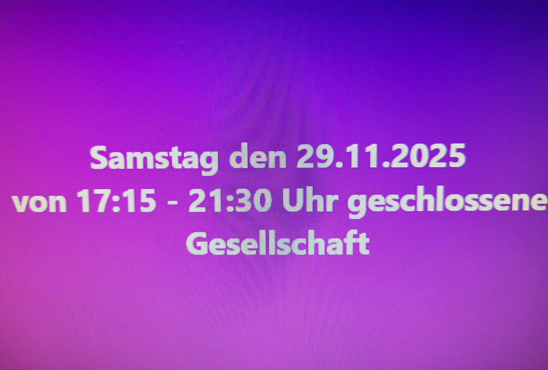 Geschlossene Gesellschaft