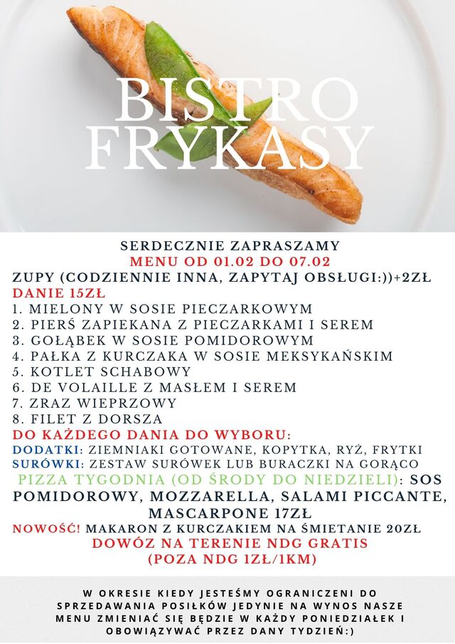 Menu od 01.02 do 07.02