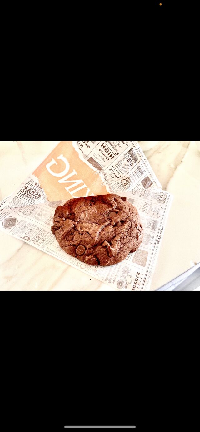 Cookie pépite de chocolat noir et blanc