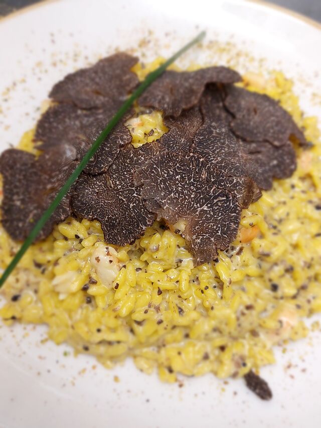 risotto a la creme de truffe