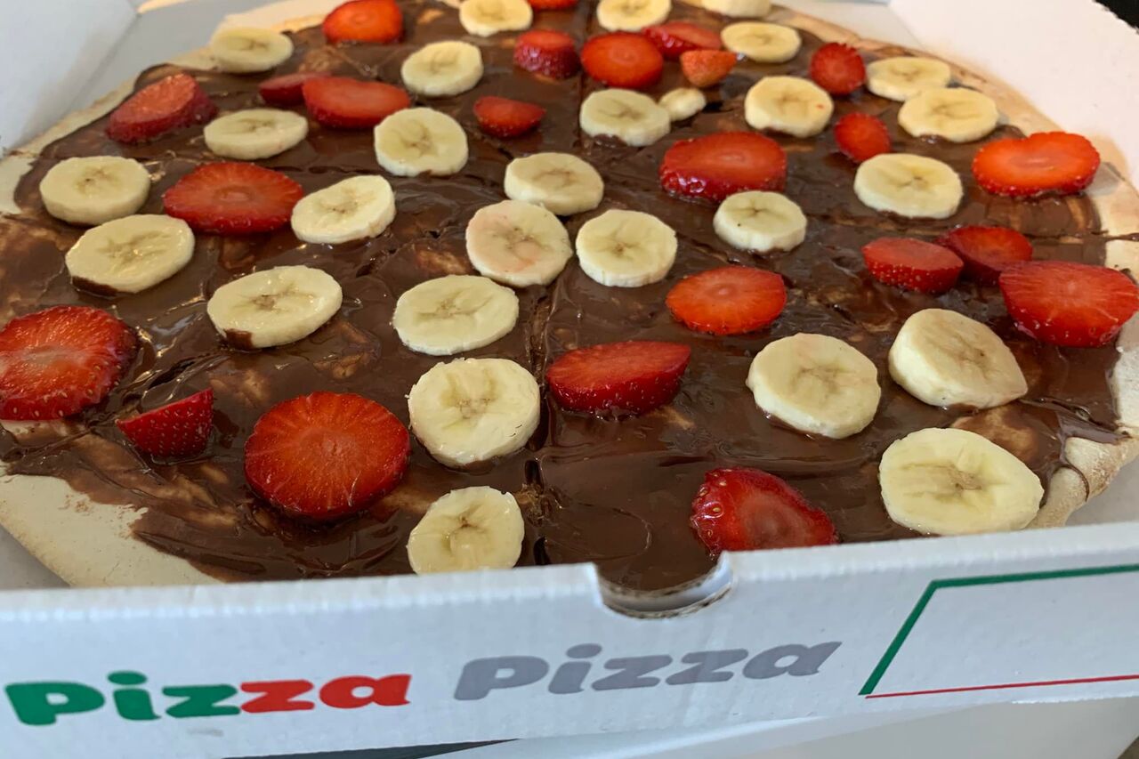 Pizza de Nutella