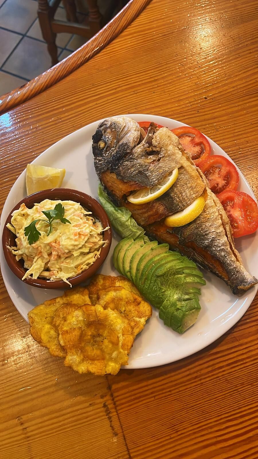 Pescado frito