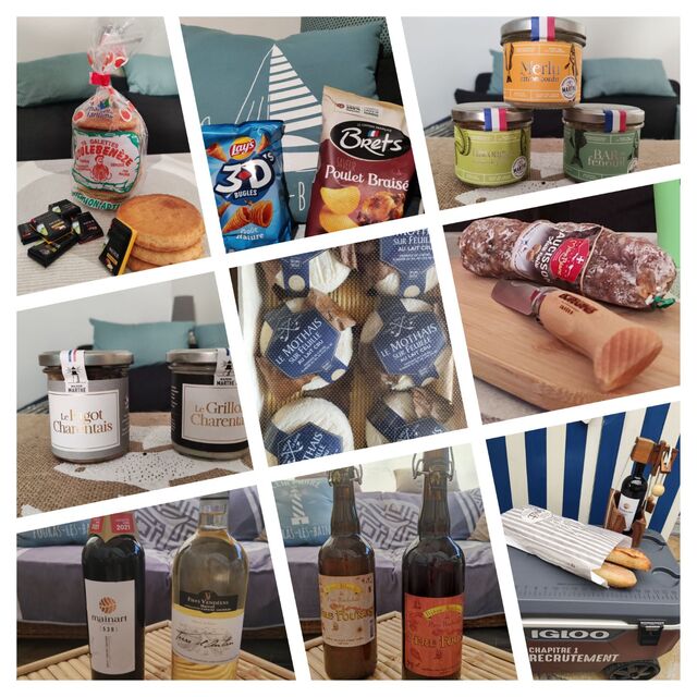 Les Bonnes choses à siroter et déguster qui sont à l'intérieur de s glacières