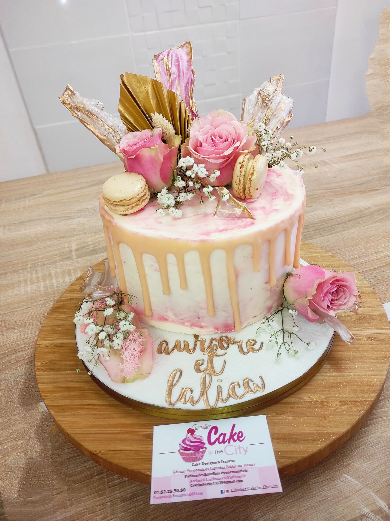Drip cake Bohème/chic