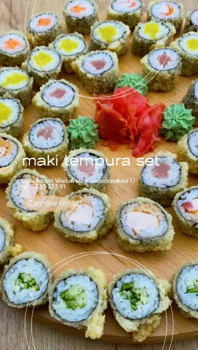 Maki tempura set