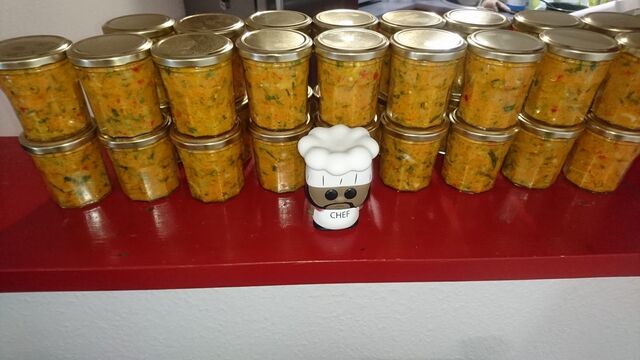 piment maison 5euro le pot de 200g 