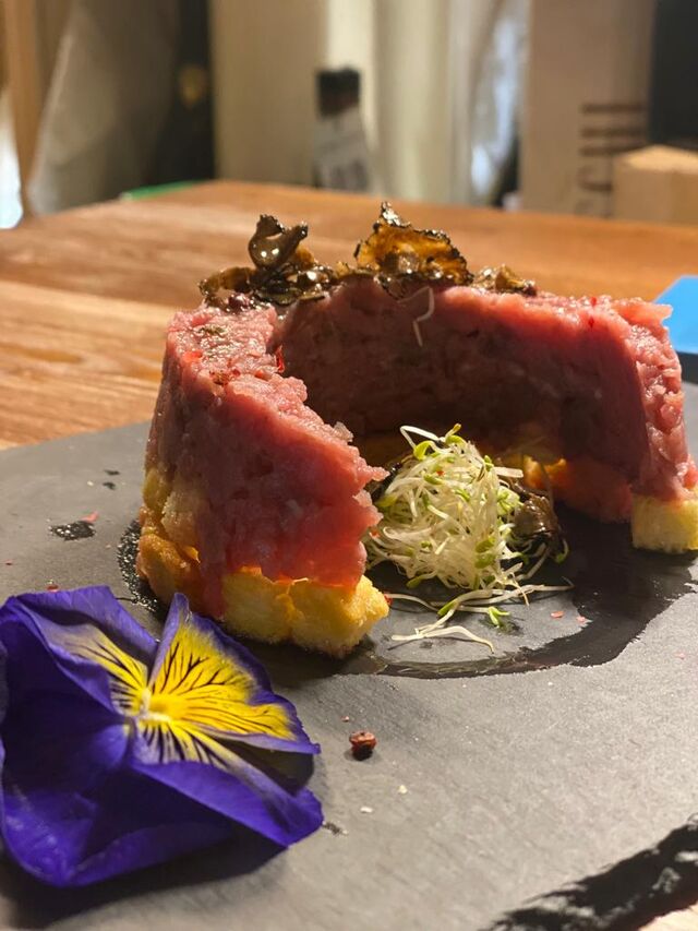 Tartare di Fassona al Tartufo Nero