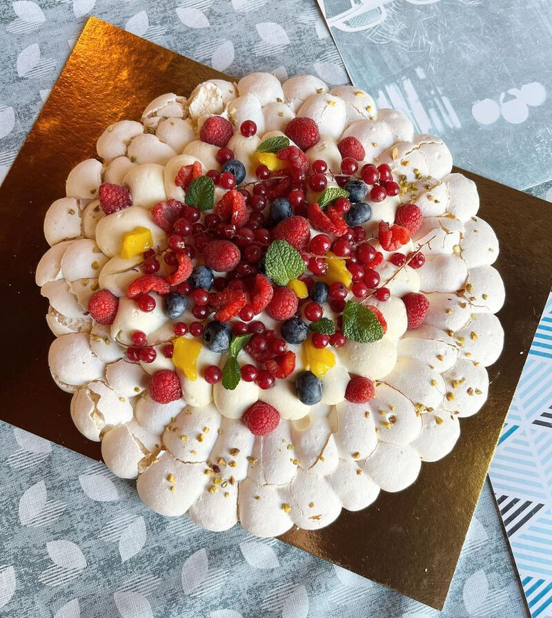 Pavlova fruits rouges