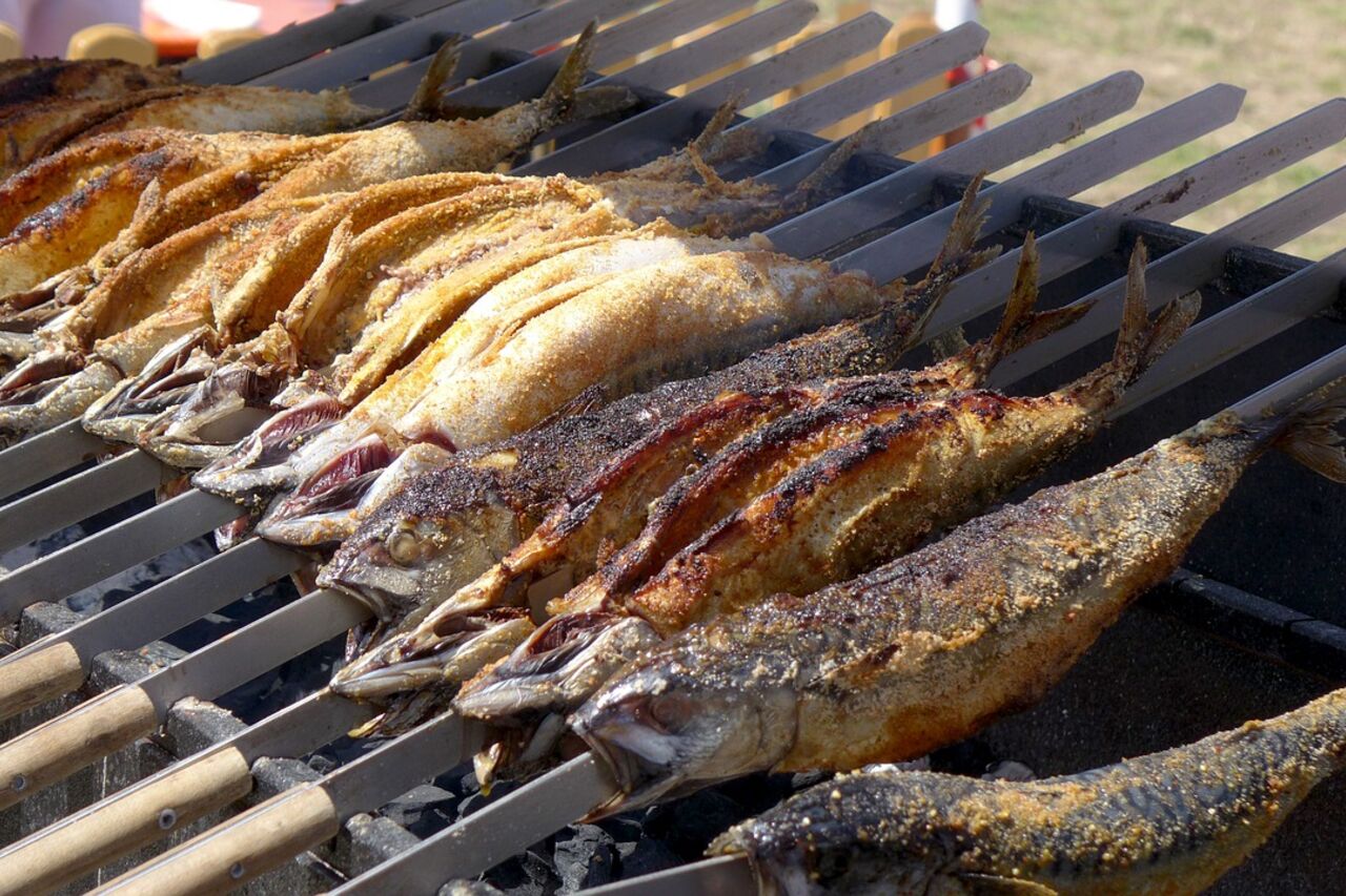 Karfreitag Fischessen / Steckerlfisch