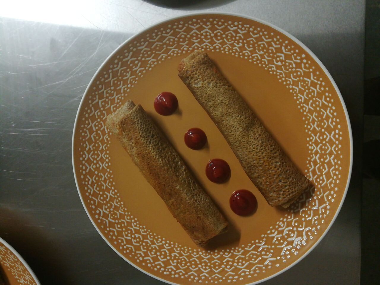 Galette au sarrasin façon Hot Dog