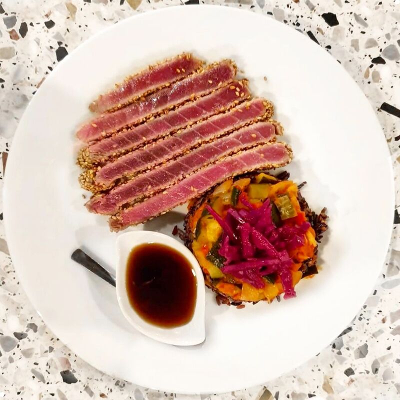 Tataki de thon mi-cuit