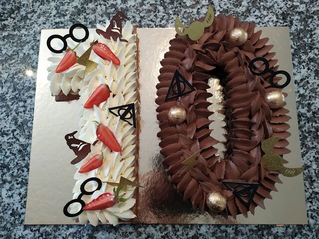 number cakes Harry Potter