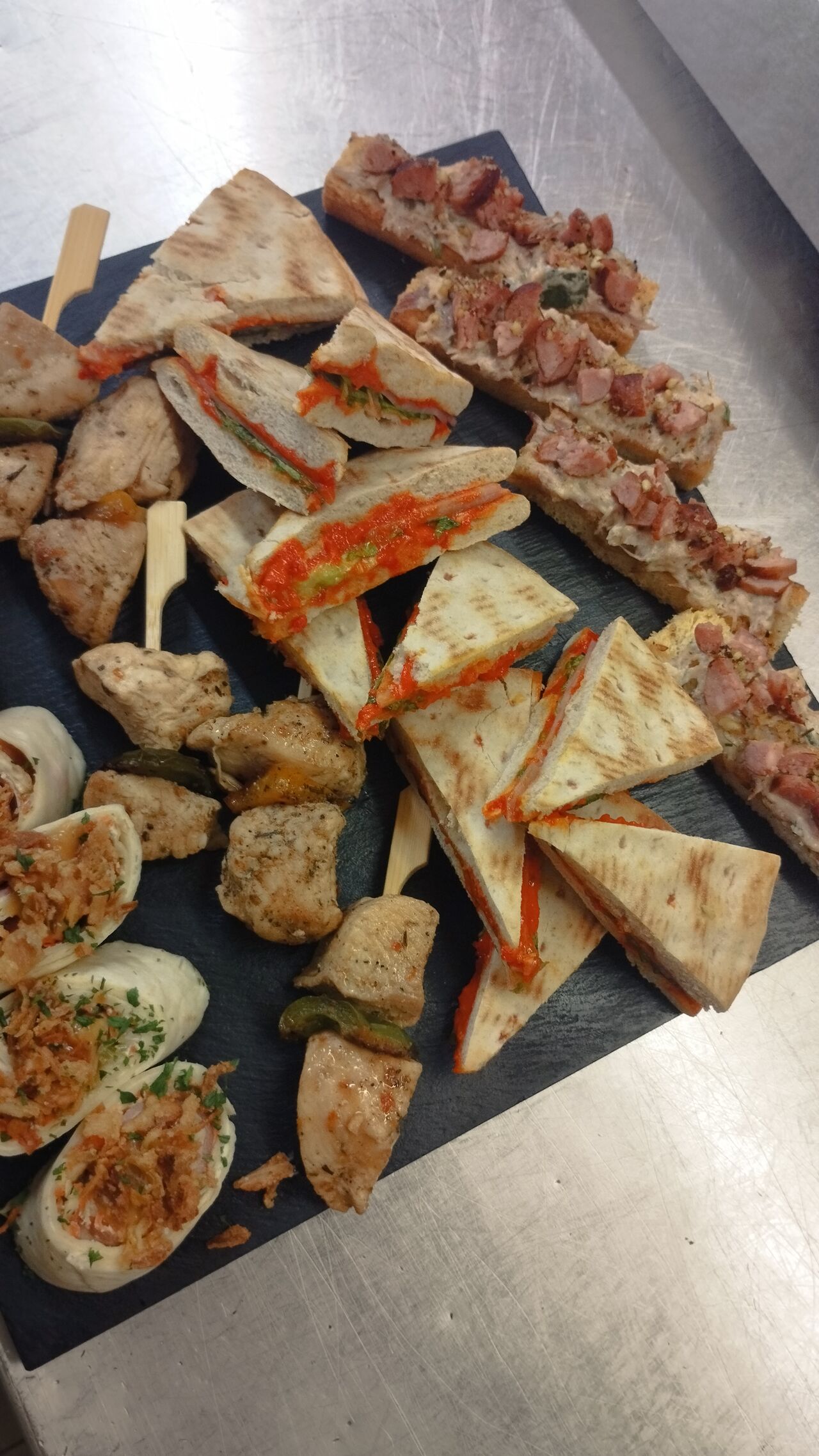 planche de pièces cocktails