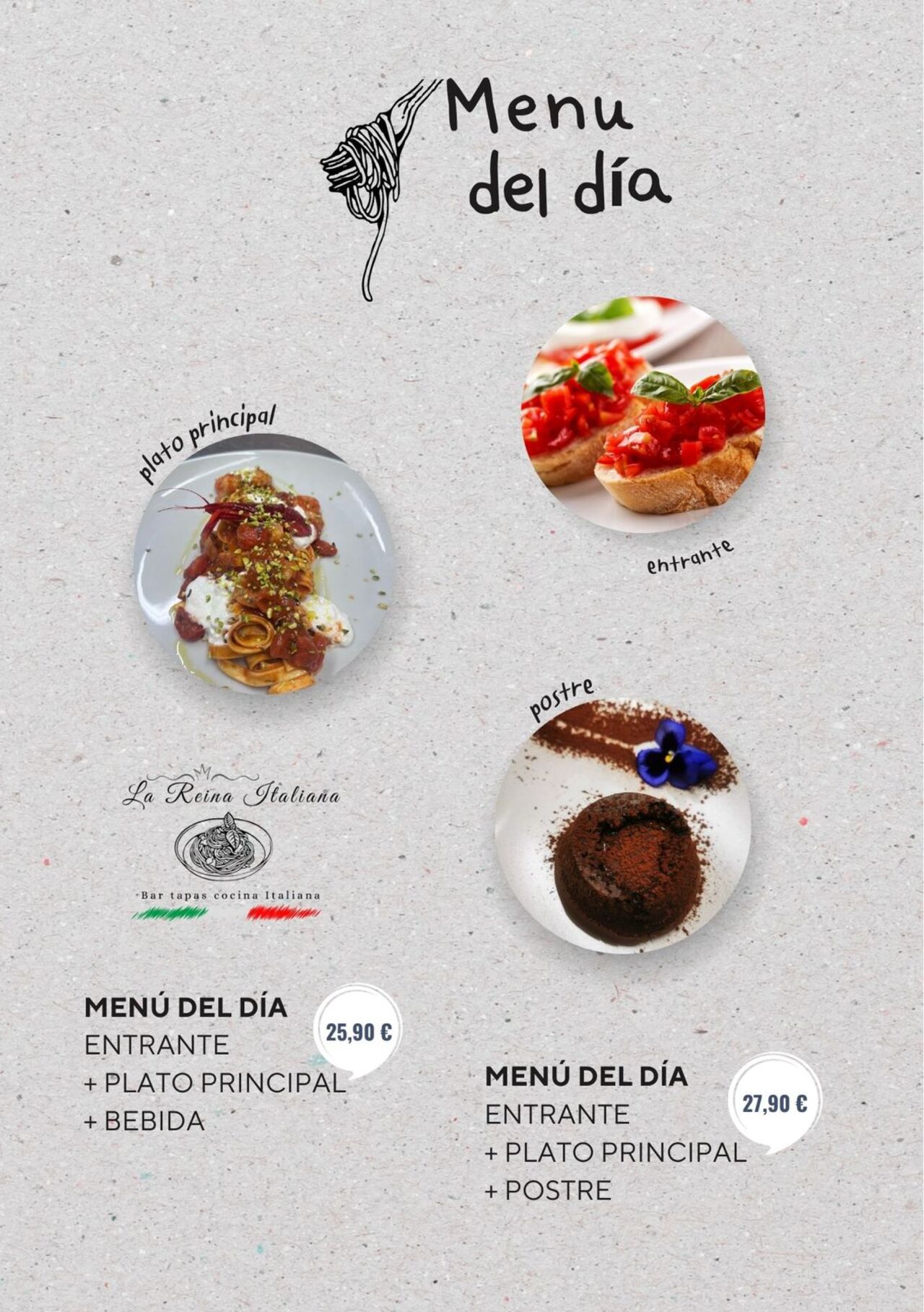 SPECIAL MENU DEL DIA