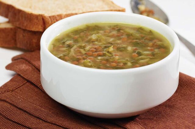SOUPE DE LENTILLES
