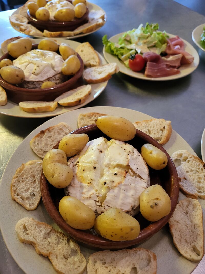 Camembert rôti. 