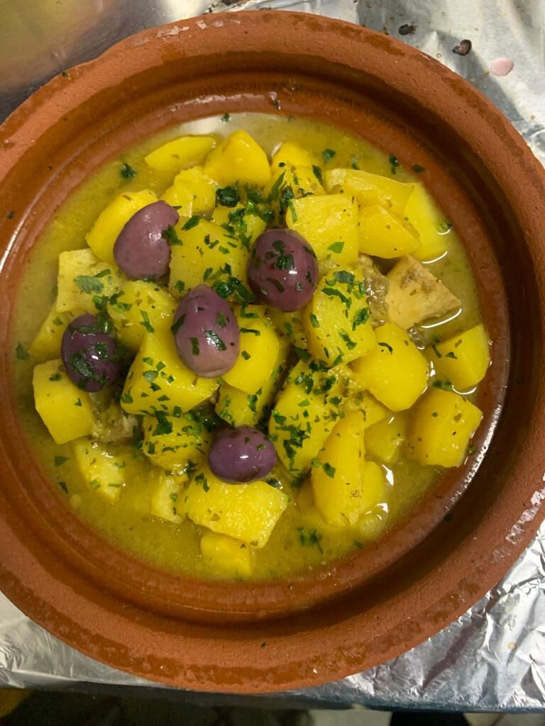 Tajine poulet citron confit