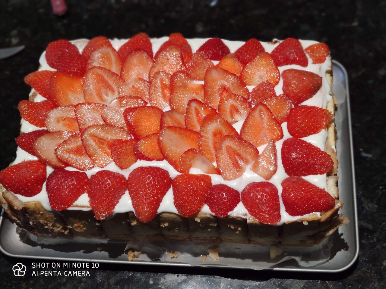 Gâteau fraise