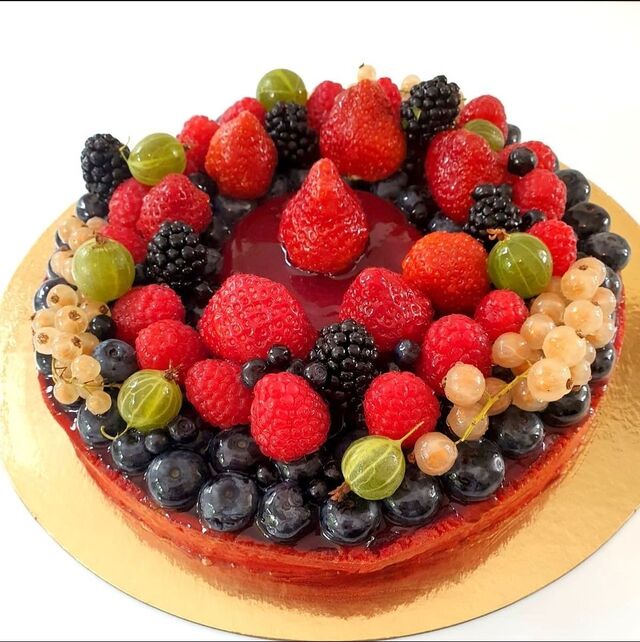 Tarte fruits rouges 
