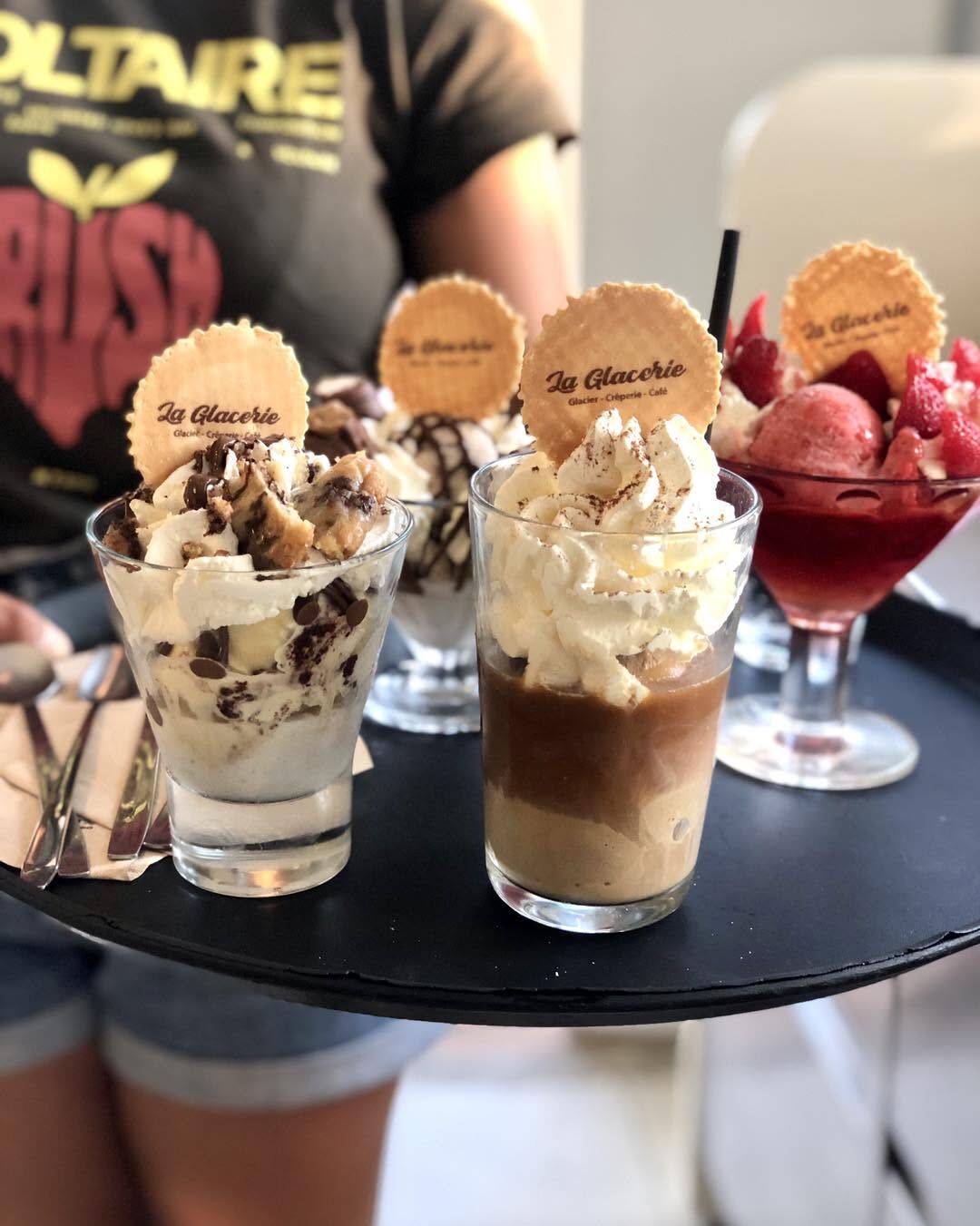 Coupe cookie maison, Café Liegeois, Fragolina