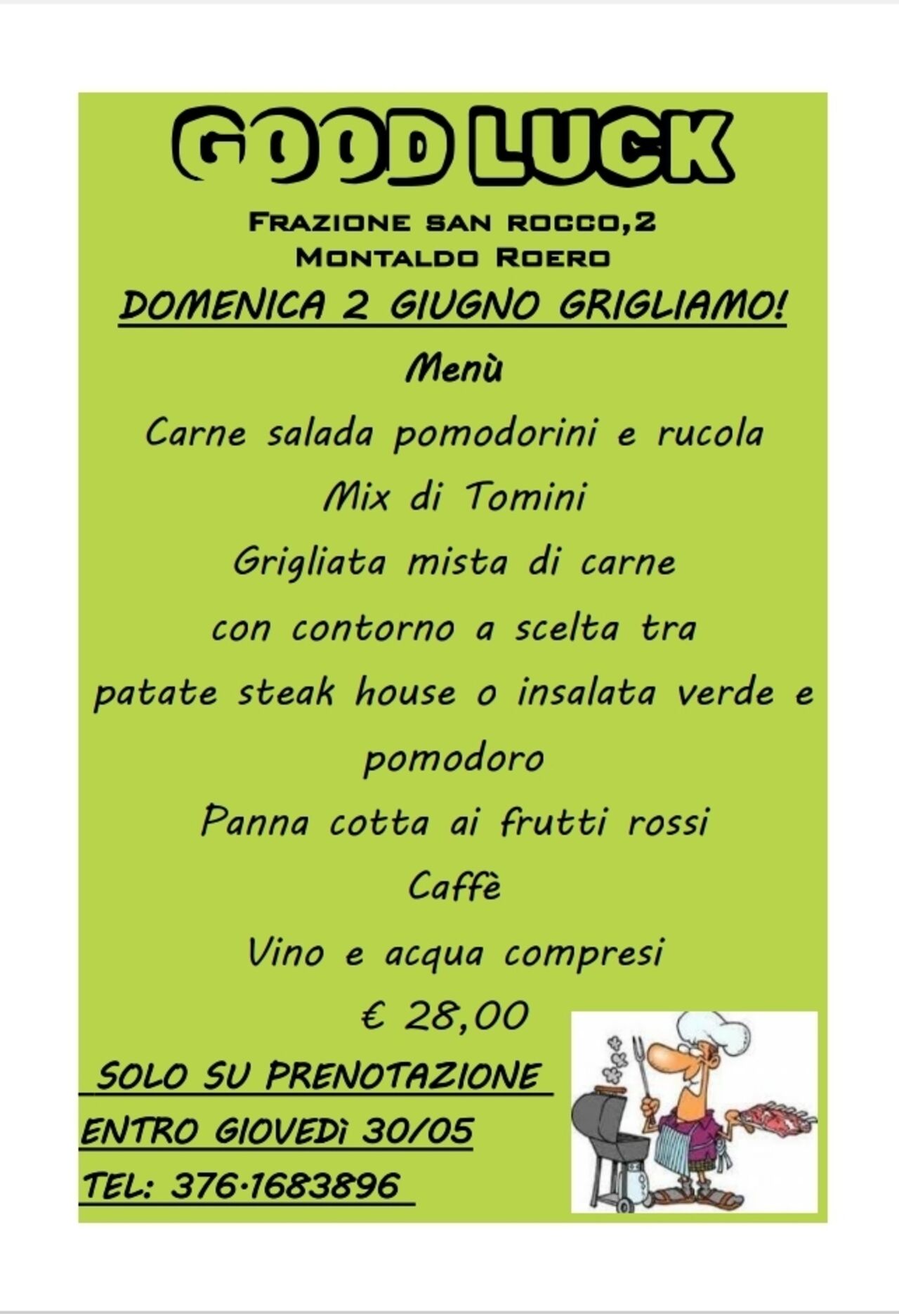 Grigliamo il 2 giugno!