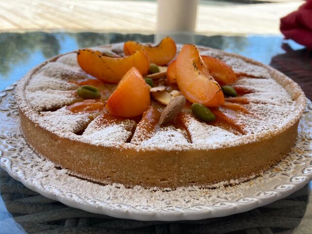 Tarte Abricots-Pistaches
