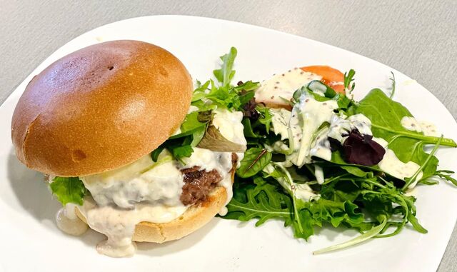 Burger du Ch’ti au maroilles 