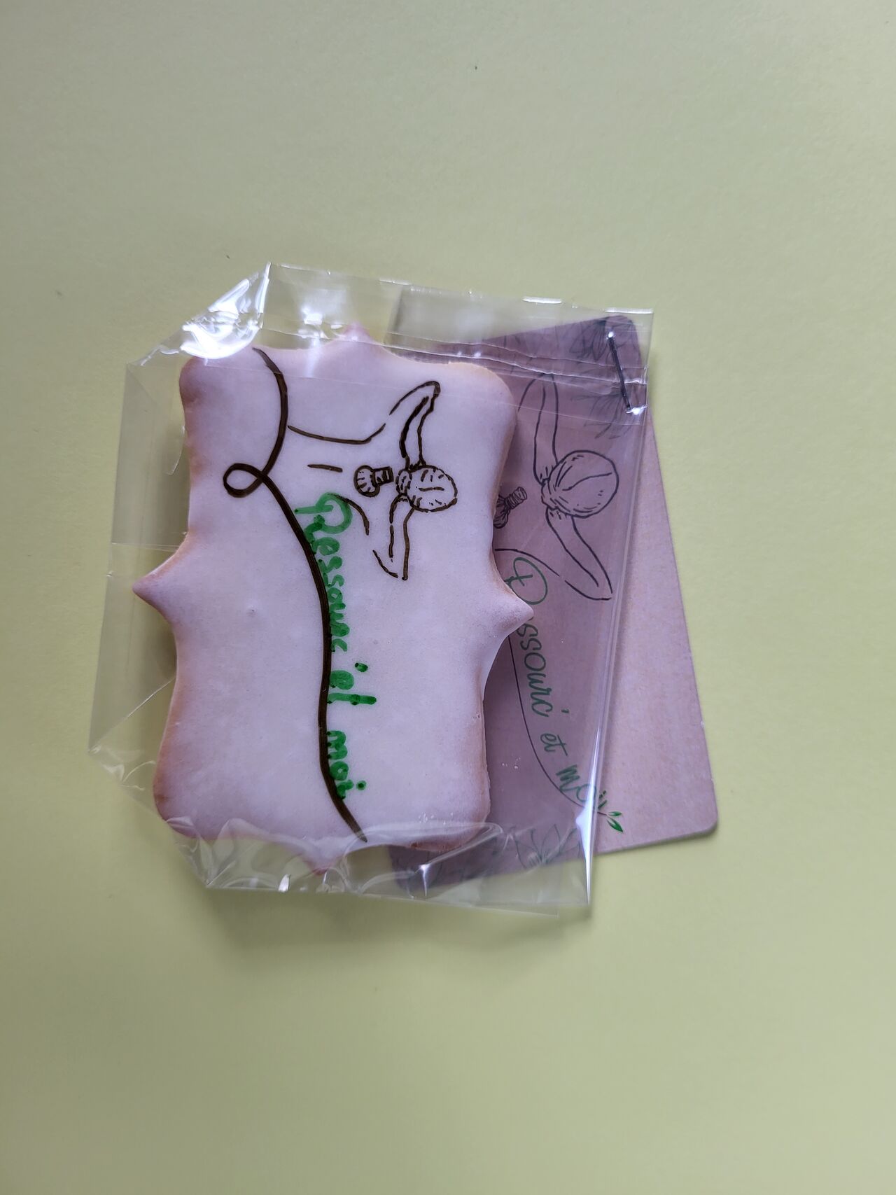 Biscuit personnalisé logo d'entreprise