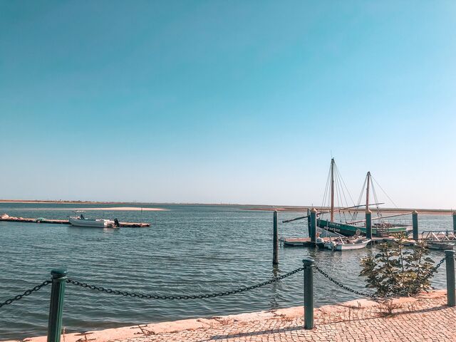 Vista maravilhosa para a Ria Formosa.