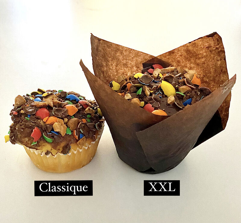 Muffins M&m's / Nutella en taille classique et XXL