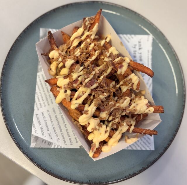 Bacon Cheese Sweet Potato