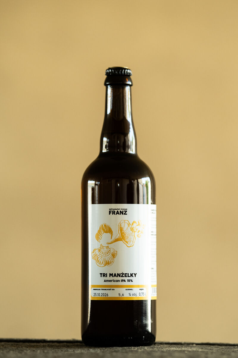 Tri manželky IPA 15° 5,8% 0,75L