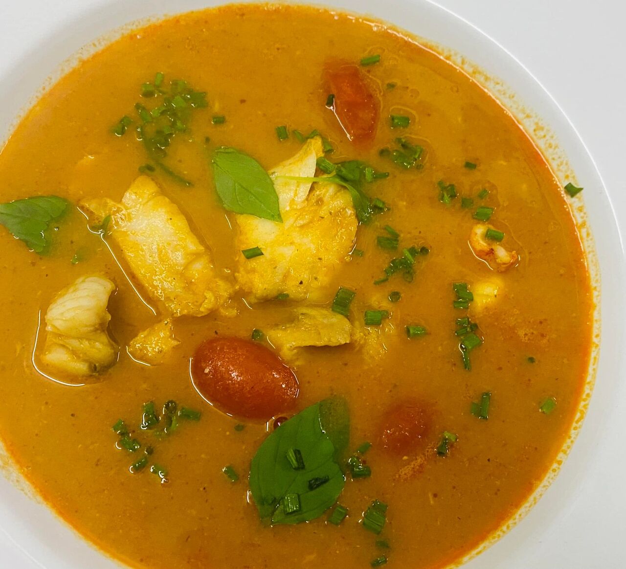 Fischsuppe (nur gegen Vorbestellung ab 15 Personen )