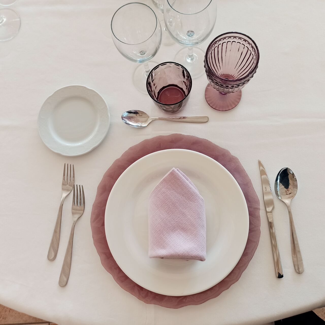 Blanco & rosa