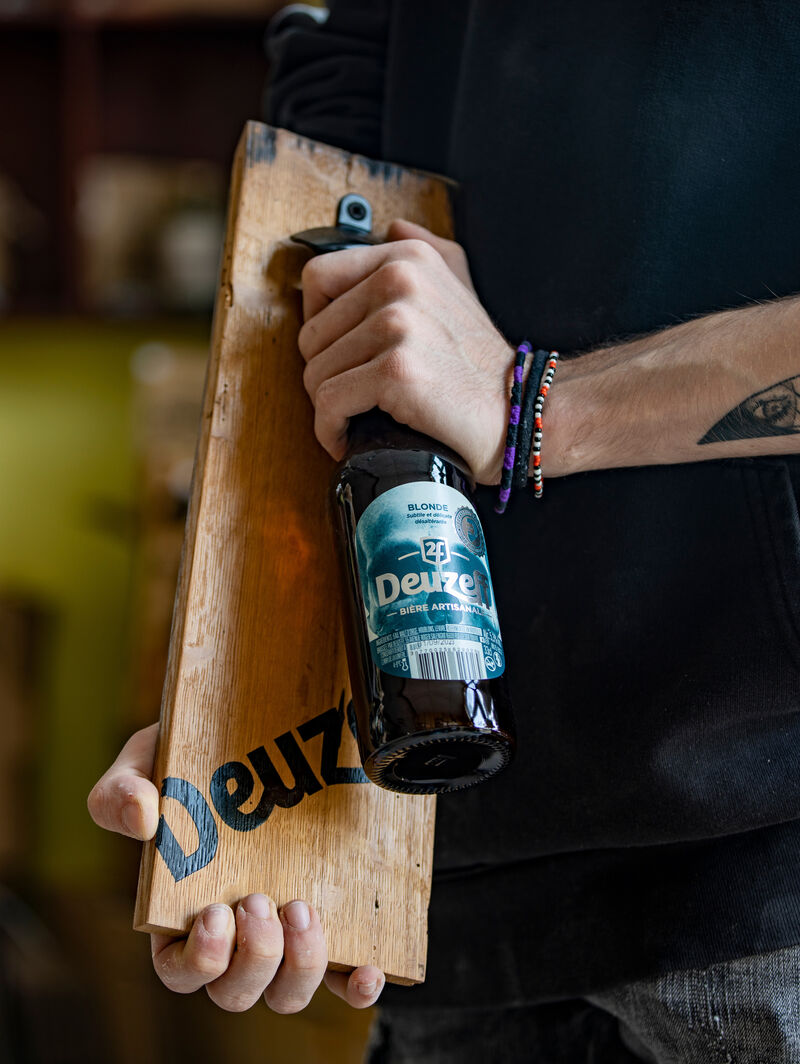 Décapsuleur rustique