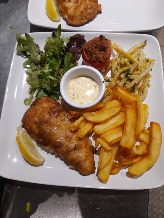 Fish and chips sauce Béarnaise