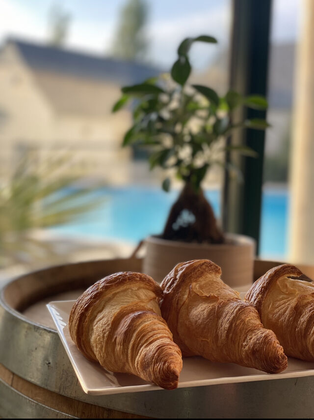 Venez déguster nos excellents croissants préparés chaque matin ! de préférence sur réservation.