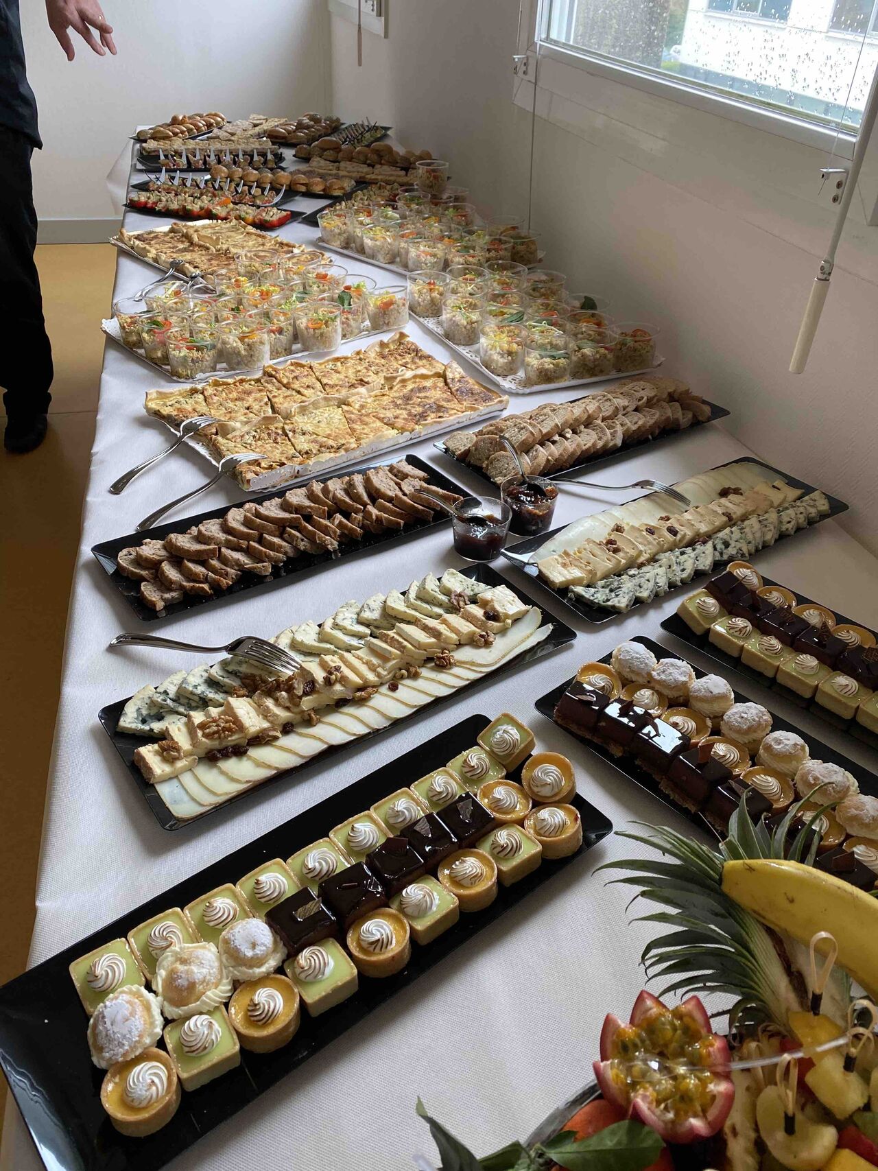 Livraison buffet pour un départ en retraite