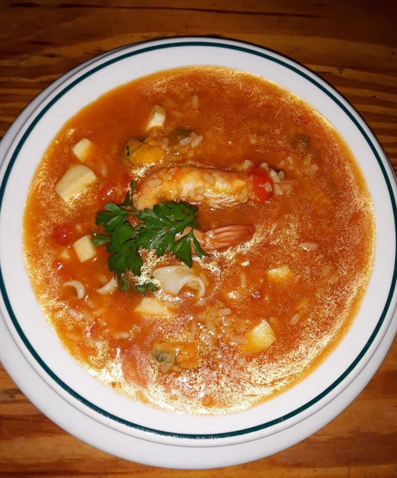 Arroz meloso de marisco 