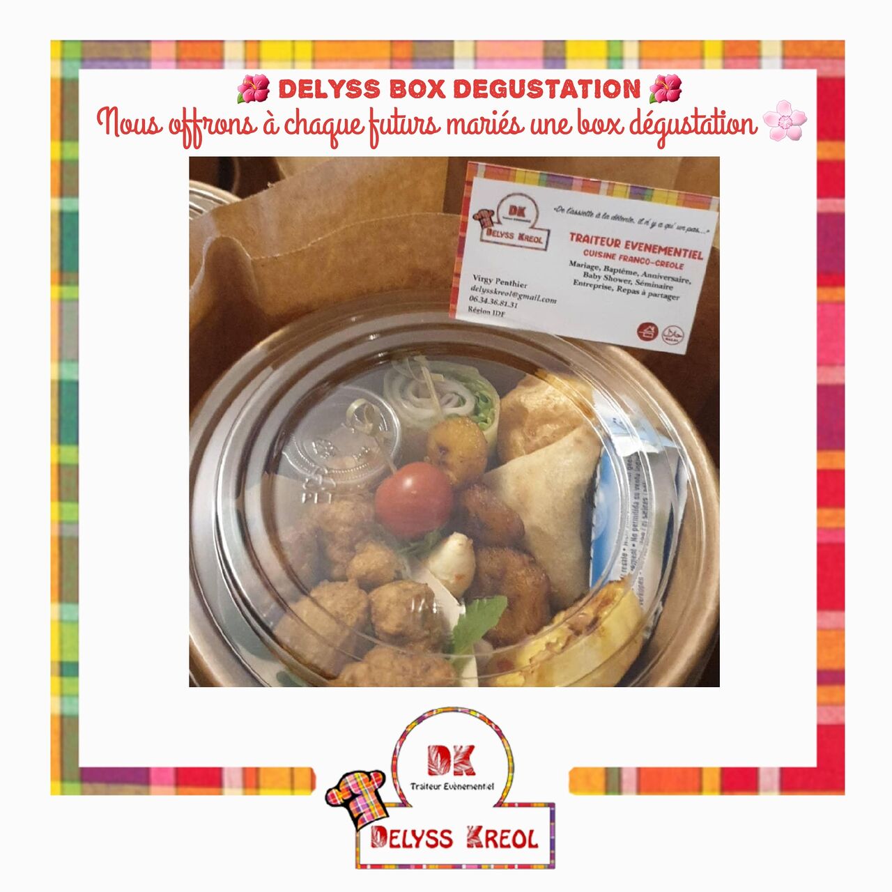 BOX DEGUSTATION offerte à nos futurs mariés ??