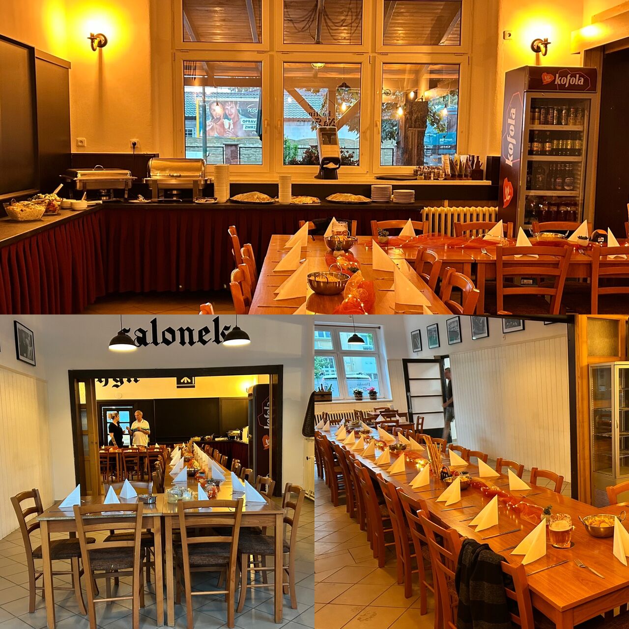 Prostřená tabule na soukromou oslavu narozenin 