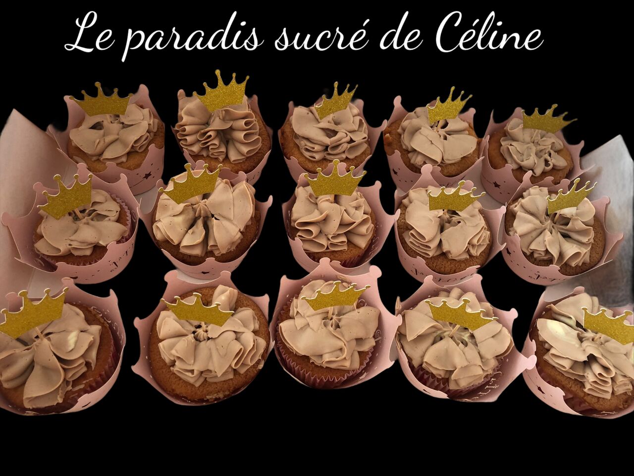 Cupcakes au Nutella sur le thème Princesse